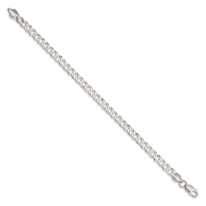 Sterling Silver 5.75mm Flat Curb Chain