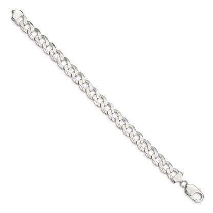 Sterling Silver 9.75mm Flat Curb Chain