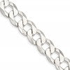 Sterling Silver 11.75mm Flat Curb Chain