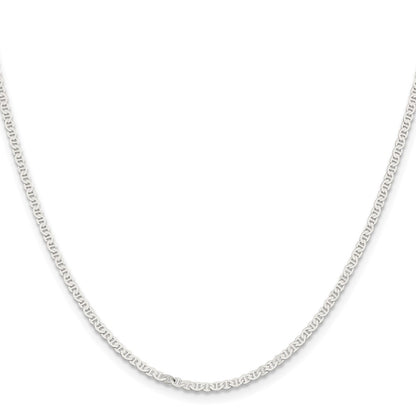 Sterling Silver 2.25mm Flat Anchor Chain