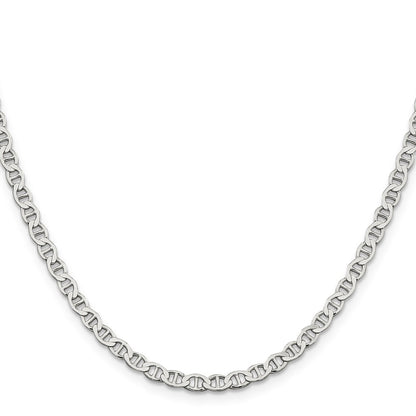 Sterling Silver 4mm Flat Anchor Chain