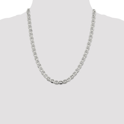 Sterling Silver 7.1mm Flat Anchor Chain