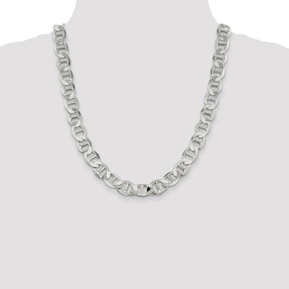 Sterling Silver 12.3mm Flat Anchor Chain