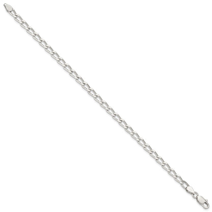 Sterling Silver 4.3mm Open Elongated Link Chain