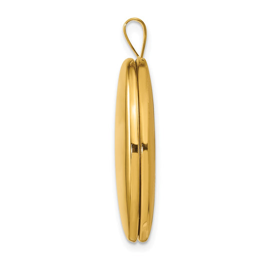 1/20 14K Gold Filled 26mm 2-Frame Oval Locket