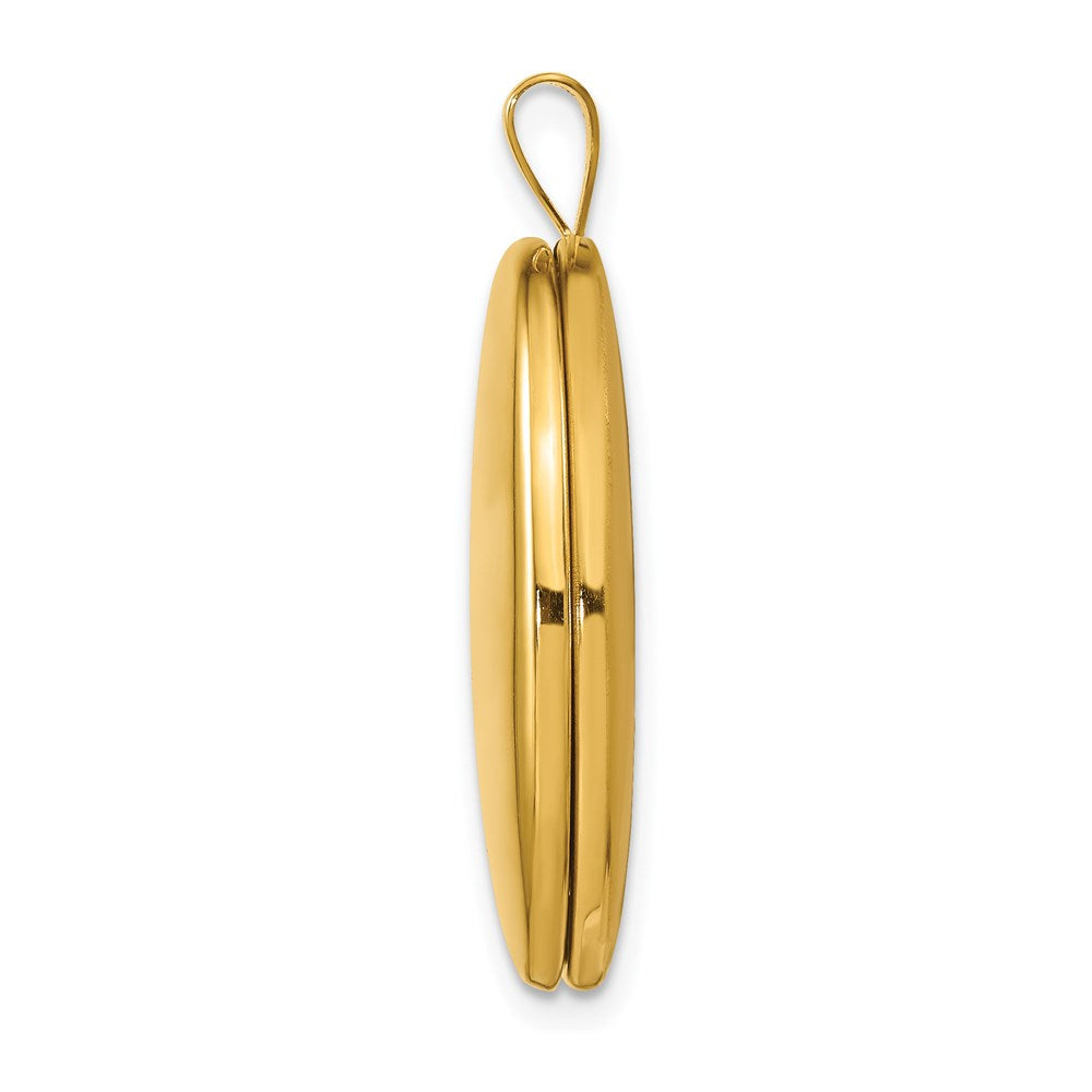 1/20 14K Gold Filled 26mm 2-Frame Oval Locket