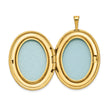 1/20 14K Gold Filled 26mm 2-Frame Oval Locket