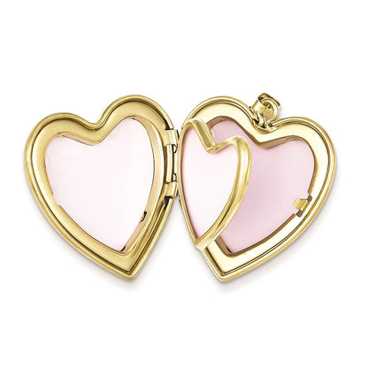 1/20 14K Gold Filled Grandma 23mm Enameled Family Heart Locket