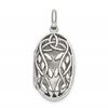 Sterling Silver Antiqued Filigree 23mm Locket Pendant