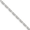 Sterling Silver Polished and D/C 3mm Mariner Link Chain