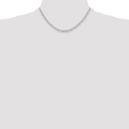 Sterling Silver Polished and D/C 4.75mm Mariner Link Chain