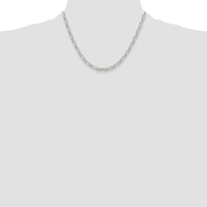 Sterling Silver Polished and D/C 4.75mm Mariner Link Chain