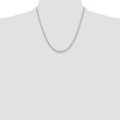Sterling Silver Polished and D/C 4.75mm Mariner Link Chain