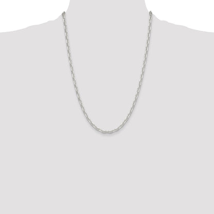 Sterling Silver Polished and D/C 4.75mm Mariner Link Chain