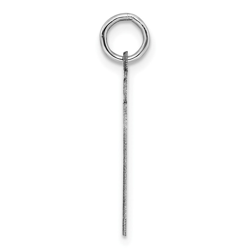 Sterling/Silver Rhodium-plated Polished Number 20 Charm