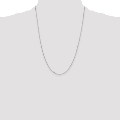 Sterling Silver Polished 1mm Octagonal Snake Chain