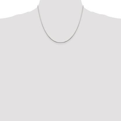 Sterling Silver 1.25mm Octagonal Snake Chain