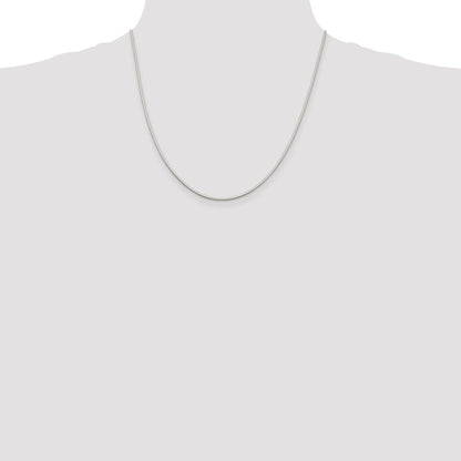 Sterling Silver 1.35mm Octagonal Snake Chain