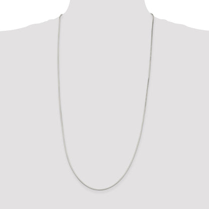 Sterling Silver 1.35mm Octagonal Snake Chain