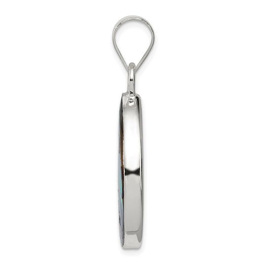 Sterling Silver Abalone Pendant