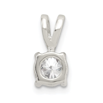 Sterling Silver CZ Pendant