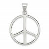Sterling Silver Peace Symbol Pendant