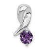 Sterling Silver Amethyst Pendant