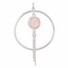 Sterling Silver Polished Dyed Agate Fancy Dangle Pendant