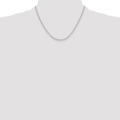 Sterling Silver Polished 2.9mm Paperclip Chain