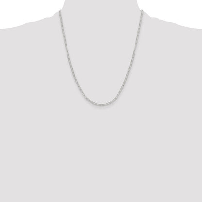 Sterling Silver Polished 2.9mm Paperclip Chain