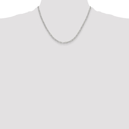 Sterling Silver Polished 3.15mm Paperclip Chain