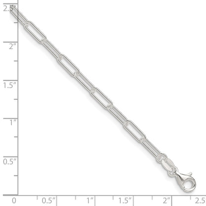 Sterling Silver Polished 3.15mm Paperclip Chain