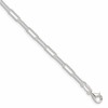 Sterling Silver Polished 3.15mm Paperclip Chain