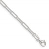Sterling Silver Polished 3.15mm Paperclip Chain