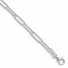 Sterling Silver Polished 3.5mm Paperclip Chain