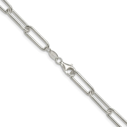 Sterling Silver Polished 5.5mm Paperclip Chain