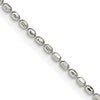 Sterling Silver 1.5mm Fancy Beaded Chain