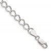 Sterling Silver 5.75mm Fancy Open Curb Chain