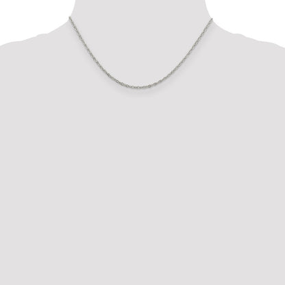 Sterling Silver 2.25mm Fancy Navette Link Chain