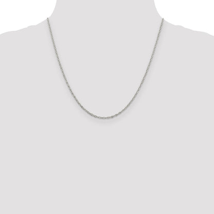 Sterling Silver 2.25mm Fancy Navette Link Chain