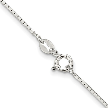Sterling Silver 1mm Mirror Box Chain