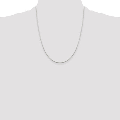 Sterling Silver 1mm Mirror Box Chain
