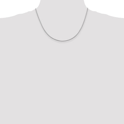 Sterling Silver 1.25mm Mirror Box Chain