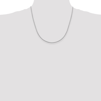 Sterling Silver 1.25mm Mirror Box Chain