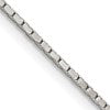 Sterling Silver 1.25mm Mirror Box Chain