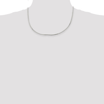 Sterling Silver 1.5mm Mirror Box Chain