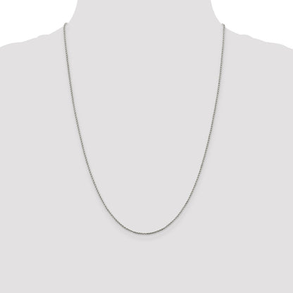Sterling Silver 1.25mm Twisted Box Chain