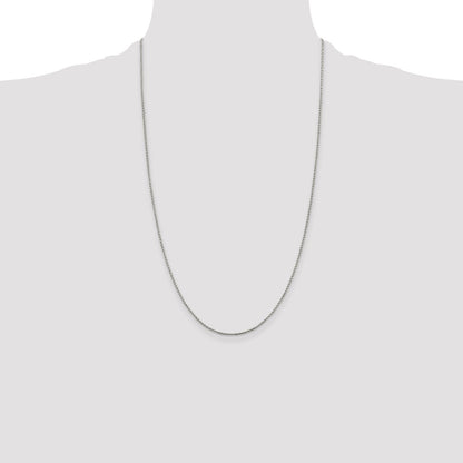 Sterling Silver 1.25mm Twisted Box Chain
