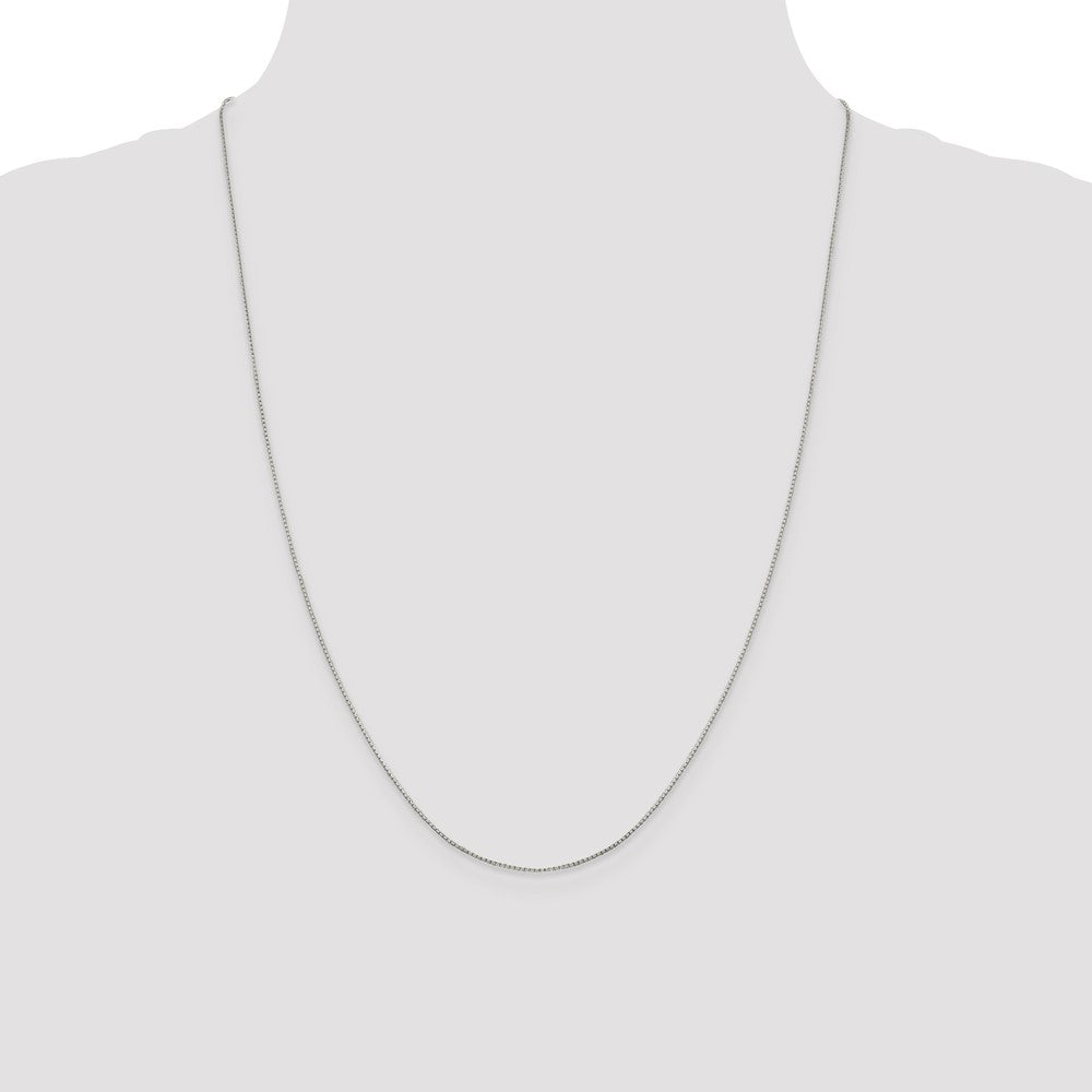 Sterling Silver .6mm 8 Sided Mirror Box Chain