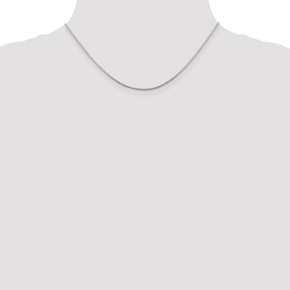Sterling Silver .9mm 8 Sided Mirror Box Chain